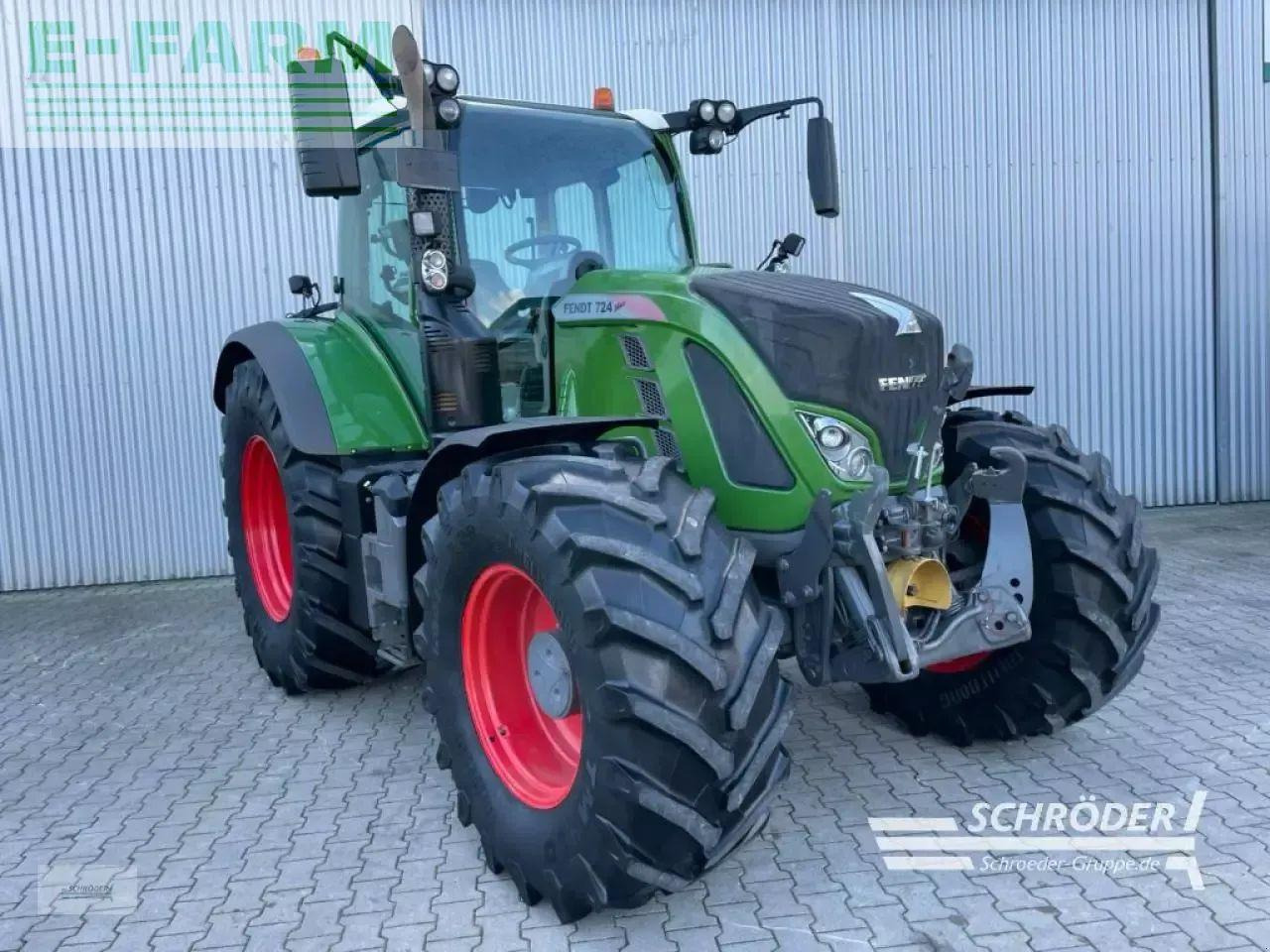 Fendt 724 s4 profi plus - Tractor: foto 1 Fendt 724 s4 profi plus - Tractor: foto 1