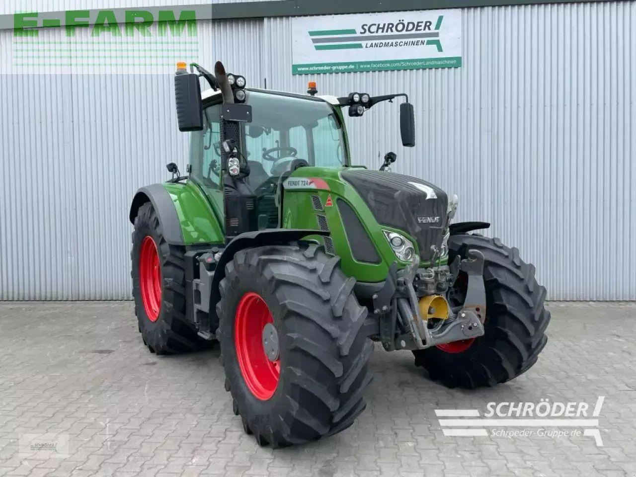 Fendt 724 s4 profi plus - Tractor: foto 1 Fendt 724 s4 profi plus - Tractor: foto 1