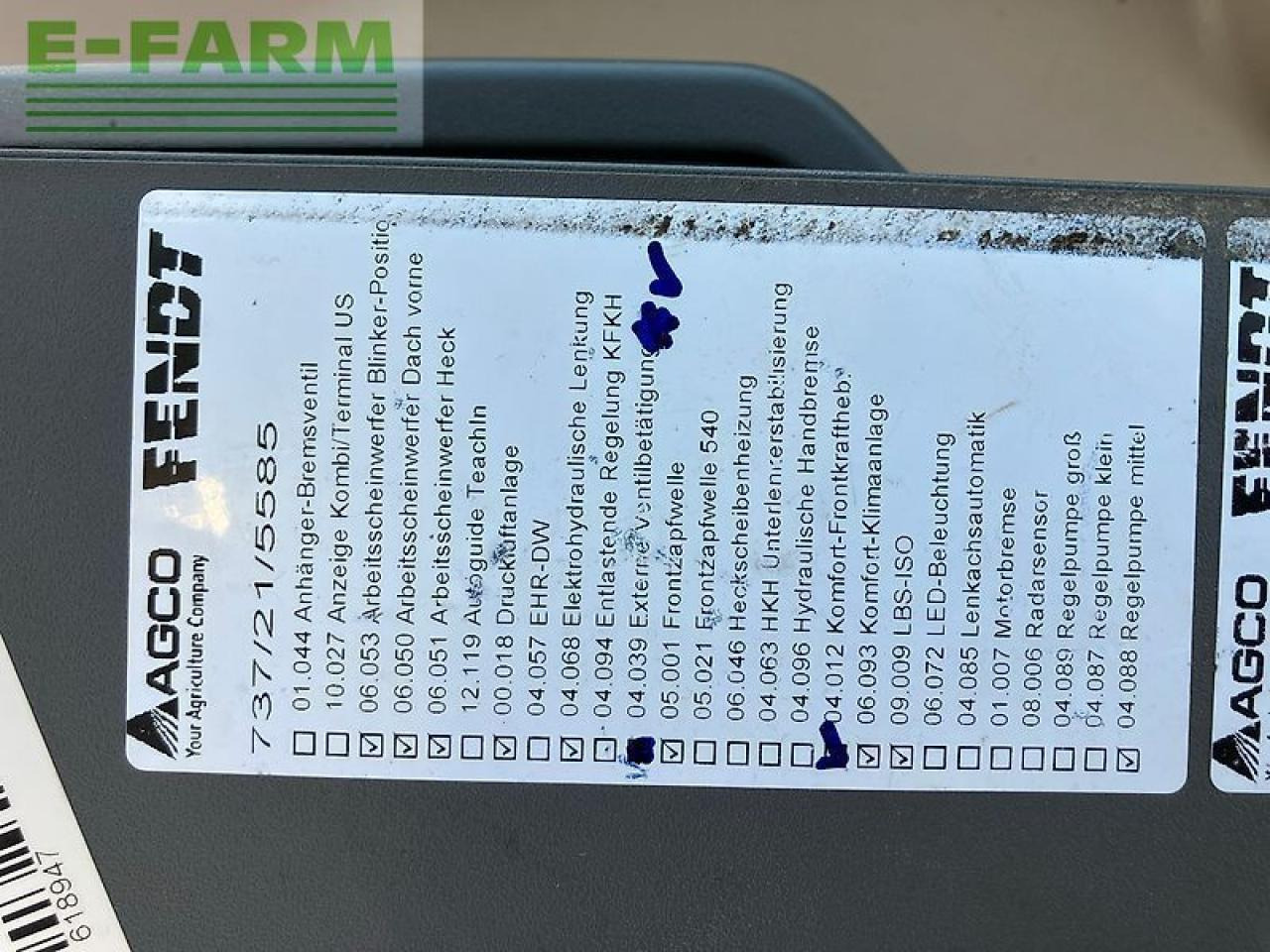 Tractor Fendt 724 scr, profi plus, fh,fzw,fl: foto 39