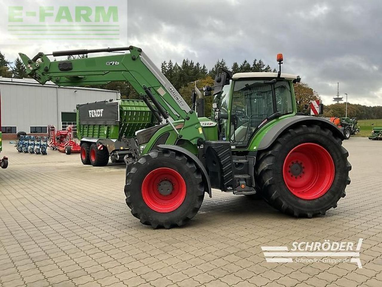 Fendt 724 vario s4 profi plus - Tractor: foto 4 Fendt 724 vario s4 profi plus - Tractor: foto 4
