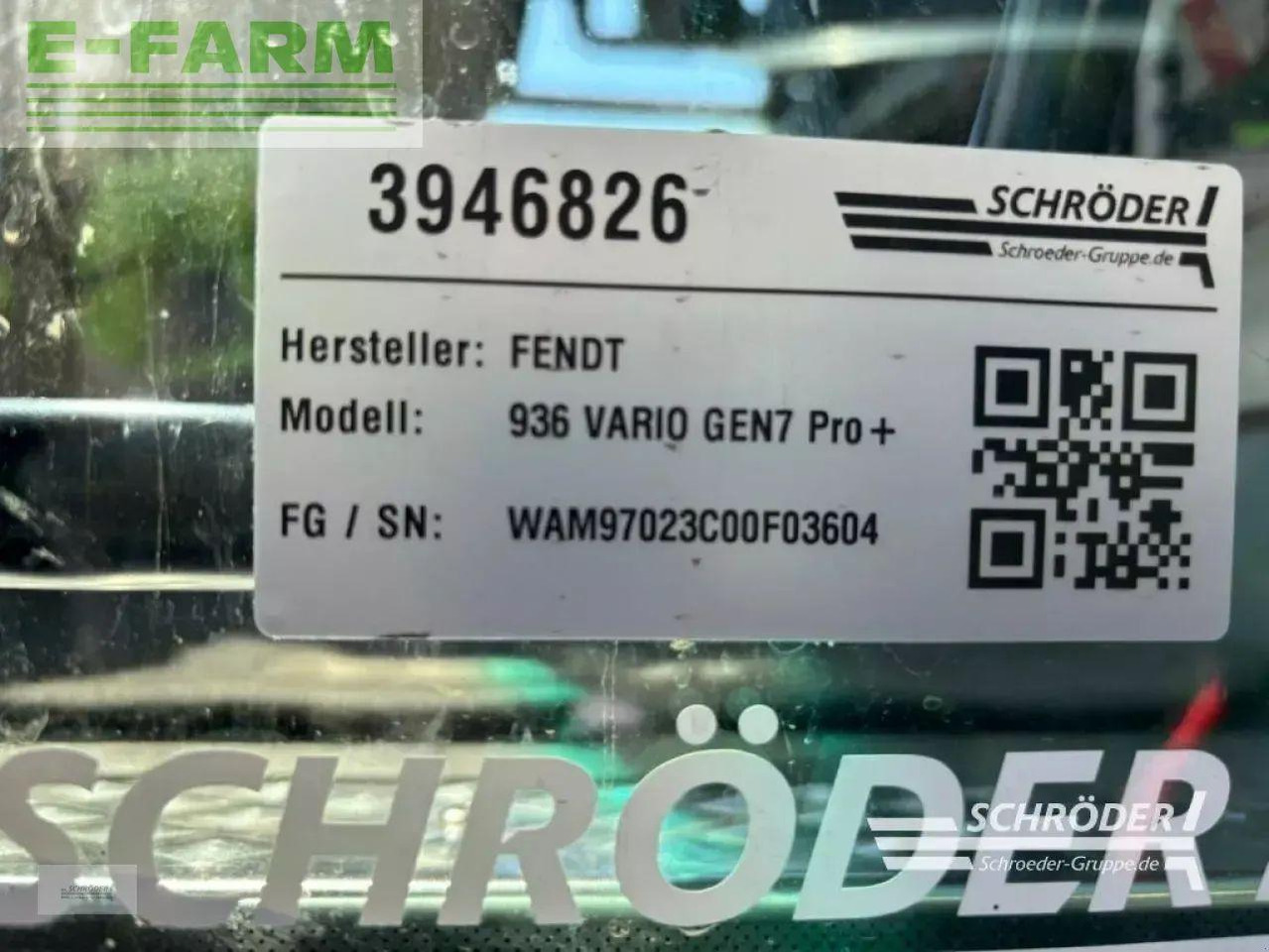Fendt 936 vario gen7 profi plus ProfiPlus - Tractor: foto 3 Fendt 936 vario gen7 profi plus ProfiPlus - Tractor: foto 3