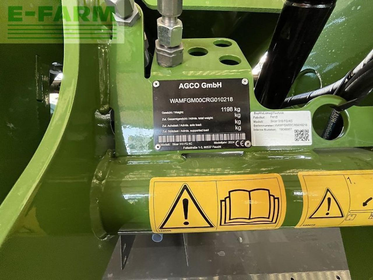 Segadora Fendt slicer 310 fq kc: foto 8