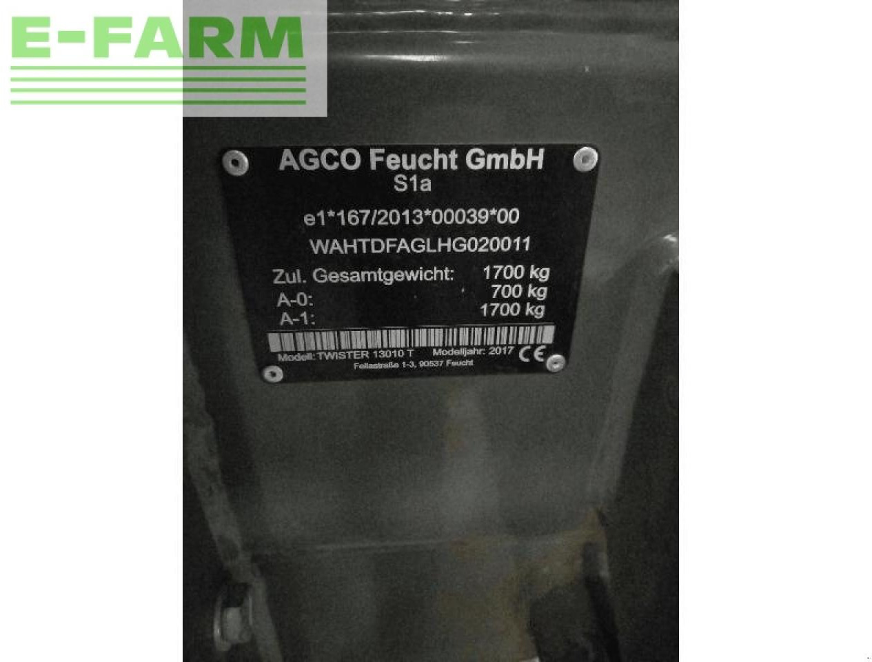 Fendt twister 13010 t - Henificadora: foto 5 Fendt twister 13010 t - Henificadora: foto 5