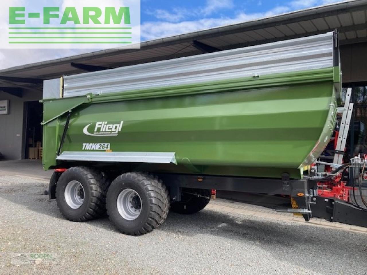Fliegl tmk 264 fox profi - Remolque volquete agrícola: foto 1 Fliegl tmk 264 fox profi - Remolque volquete agrícola: foto 1