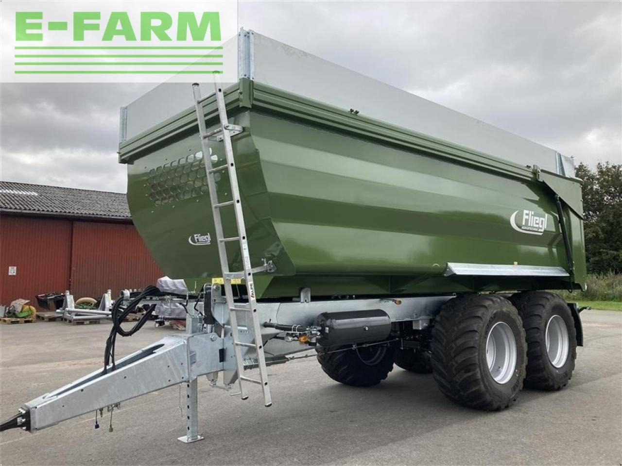 Fliegl tmk 264 fox profi m/400 mm kornoverbygning - Remolque volquete agrícola: foto 1 Fliegl tmk 264 fox profi m/400 mm kornoverbygning - Remolque volquete agrícola: foto 1