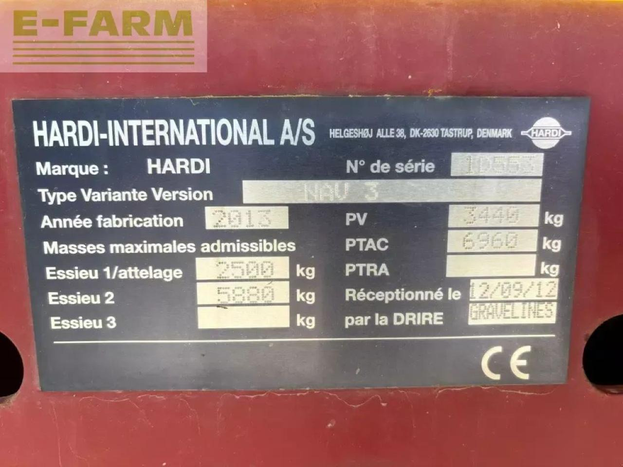 Hardi navigator 3000 - Pulverizador arrastrado: foto 5 Hardi navigator 3000 - Pulverizador arrastrado: foto 5