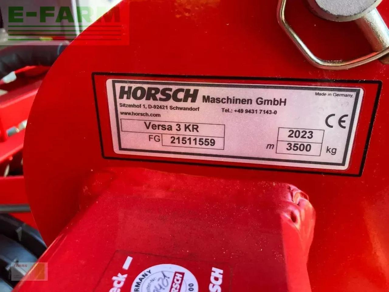 Horsch versa 3kr - Combinado de siembra: foto 3 Horsch versa 3kr - Combinado de siembra: foto 3