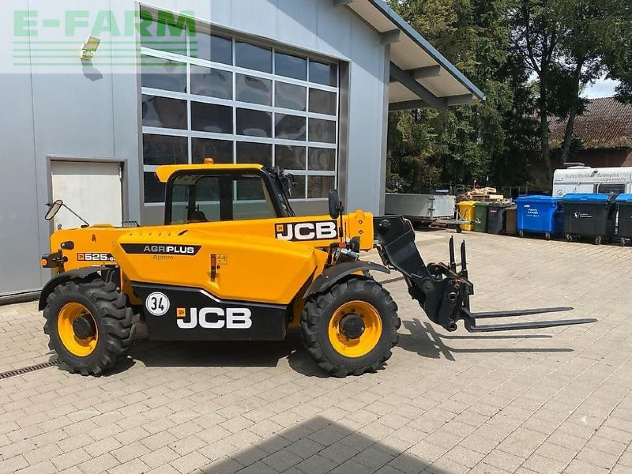 Manipulador telescópico JCB 525-60 agri plus teleskoplader kein kramer merlo manitou: foto 12