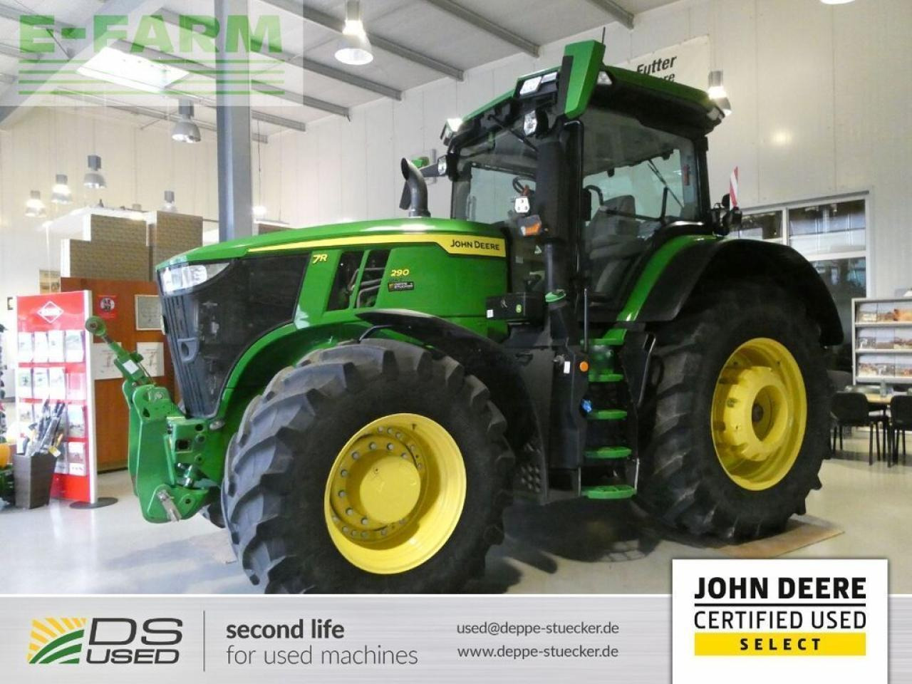 John Deere 7r 290 - Tractor: foto 1 John Deere 7r 290 - Tractor: foto 1