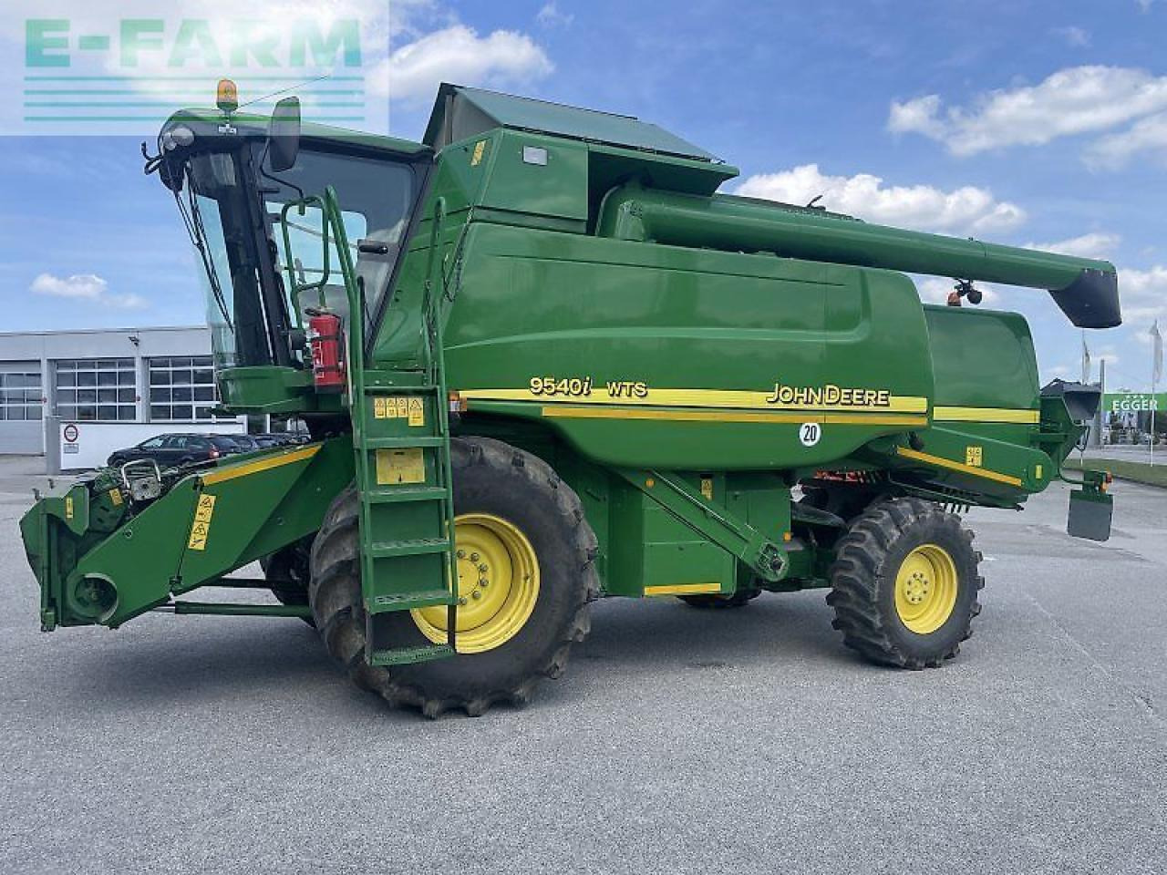 John Deere 9540i wts - Cosechadora de granos: foto 4 John Deere 9540i wts - Cosechadora de granos: foto 4