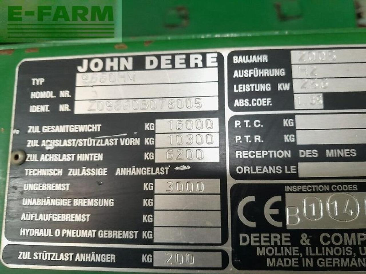 John Deere 9660i wts - Cosechadora de granos: foto 2 John Deere 9660i wts - Cosechadora de granos: foto 2