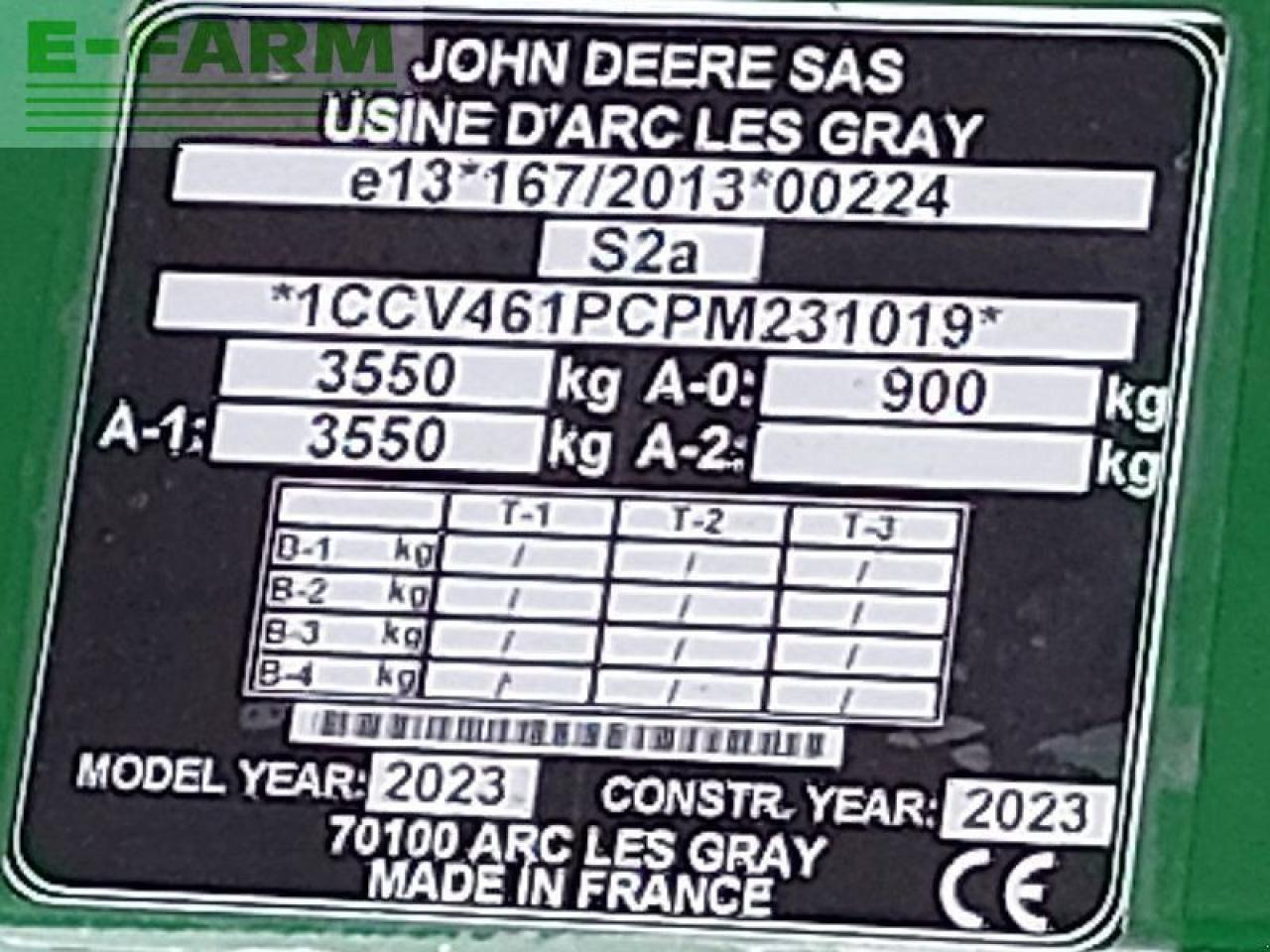 Empacadora de pacas cuadradas John Deere v461m: foto 10