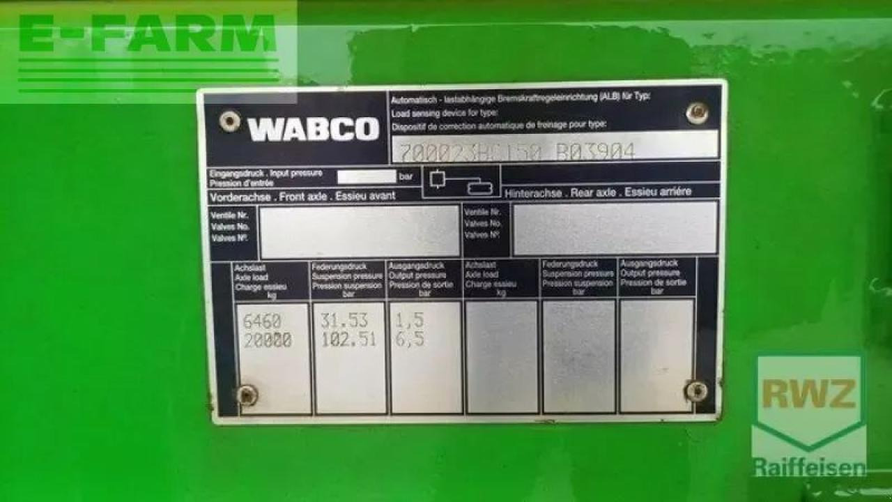 Joskin ** trans _space 7000 -23 bc 150 ** - Remolque volquete agrícola: foto 2 Joskin ** trans _space 7000 -23 bc 150 ** - Remolque volquete agrícola: foto 2