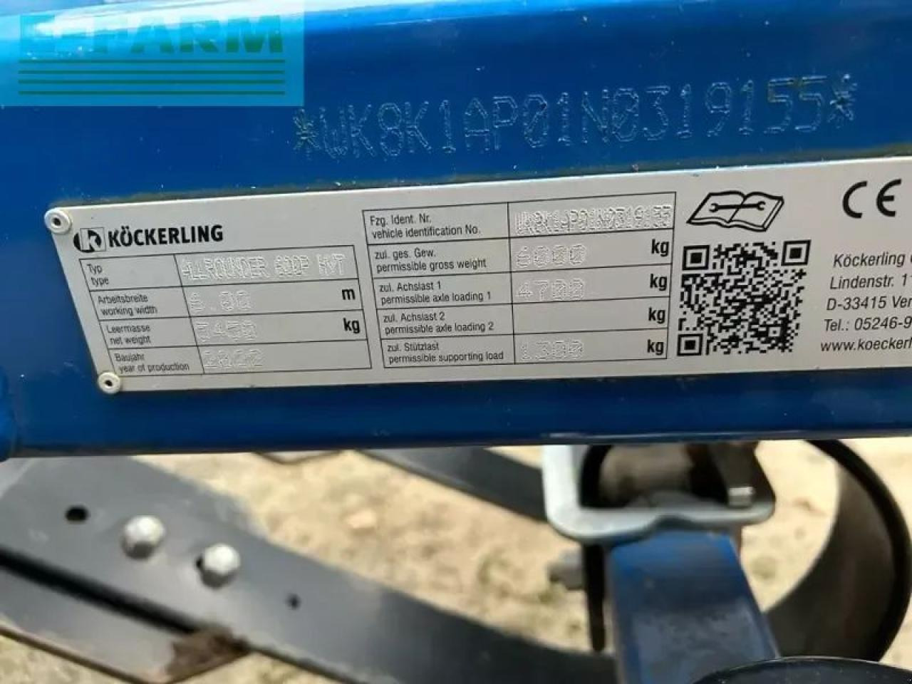 Köckerling allrounder profiline 600 - Cultivador: foto 4 Köckerling allrounder profiline 600 - Cultivador: foto 4