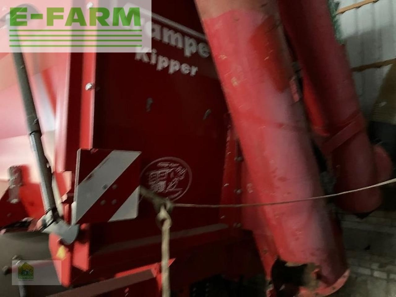 Remolque volquete agrícola Krampe big body bb 600 + canagro schnecke df1315: foto 7