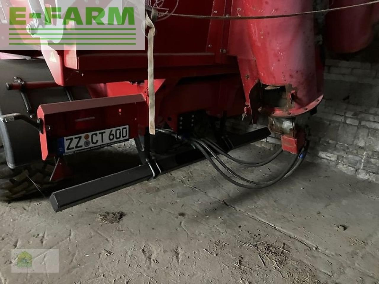 Remolque volquete agrícola Krampe big body bb 600 + canagro schnecke df1315: foto 10