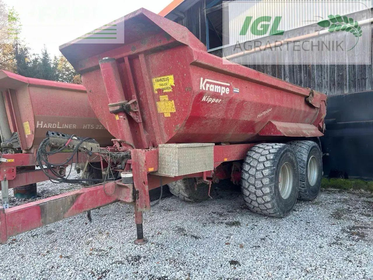 Krampe halfpipe hp 20 - Remolque volquete agrícola: foto 1 Krampe halfpipe hp 20 - Remolque volquete agrícola: foto 1