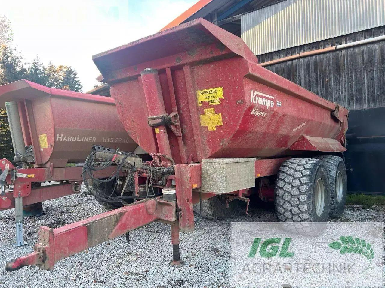 Krampe halfpipe hp 20 - Remolque volquete agrícola: foto 3 Krampe halfpipe hp 20 - Remolque volquete agrícola: foto 3