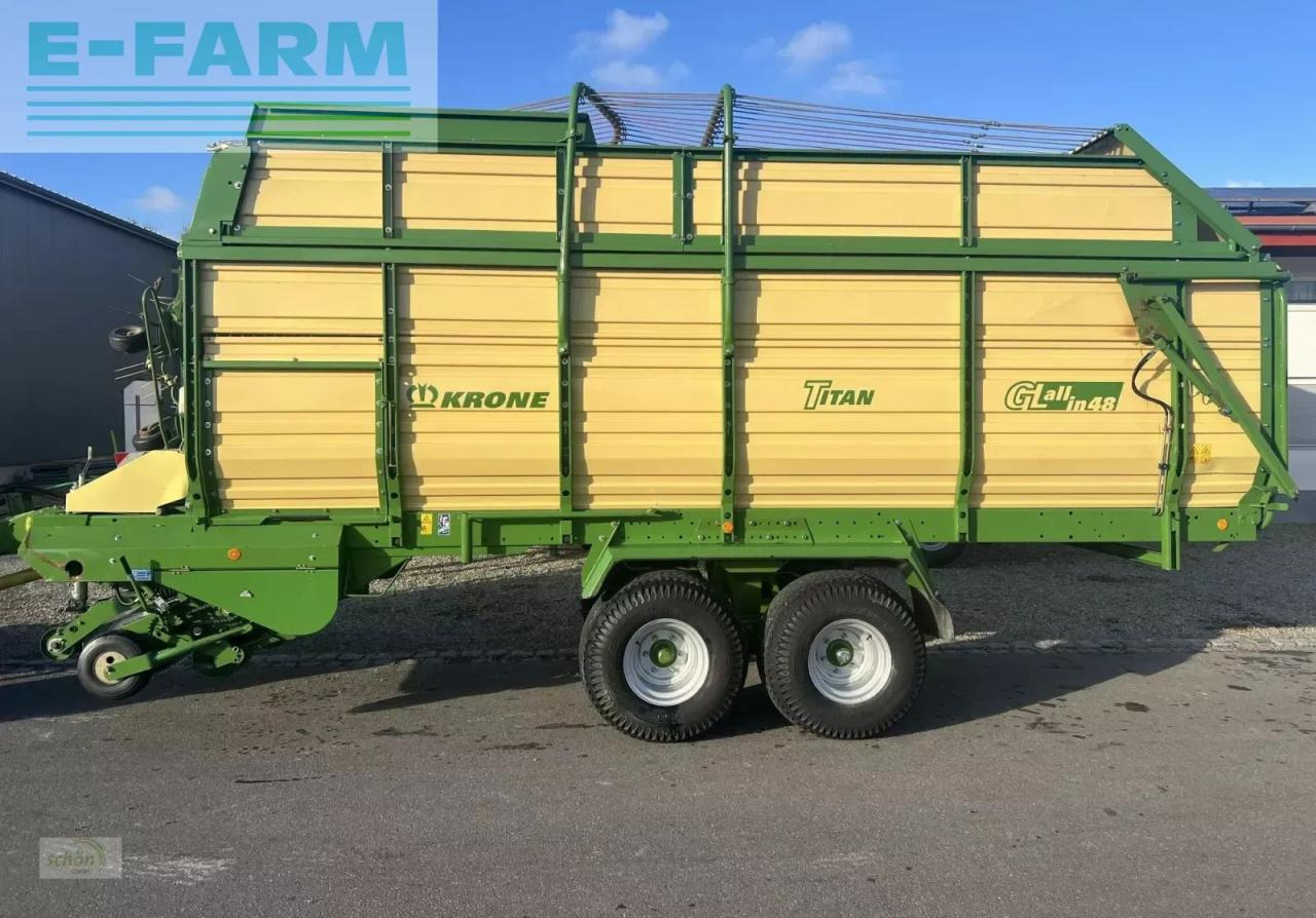 Krone titan 6/48 gl all in im guten zustand - mit zusätzlichen tasträdern hinter der pick-up - Remolque autocargador: foto 2 Krone titan 6/48 gl all in im guten zustand - mit zusätzlichen tasträdern hinter der pick-up - Remolque autocargador: foto 2