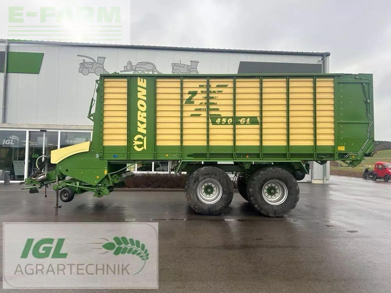 Krone zx 450 gl - Remolque autocargador: foto 2 Krone zx 450 gl - Remolque autocargador: foto 2