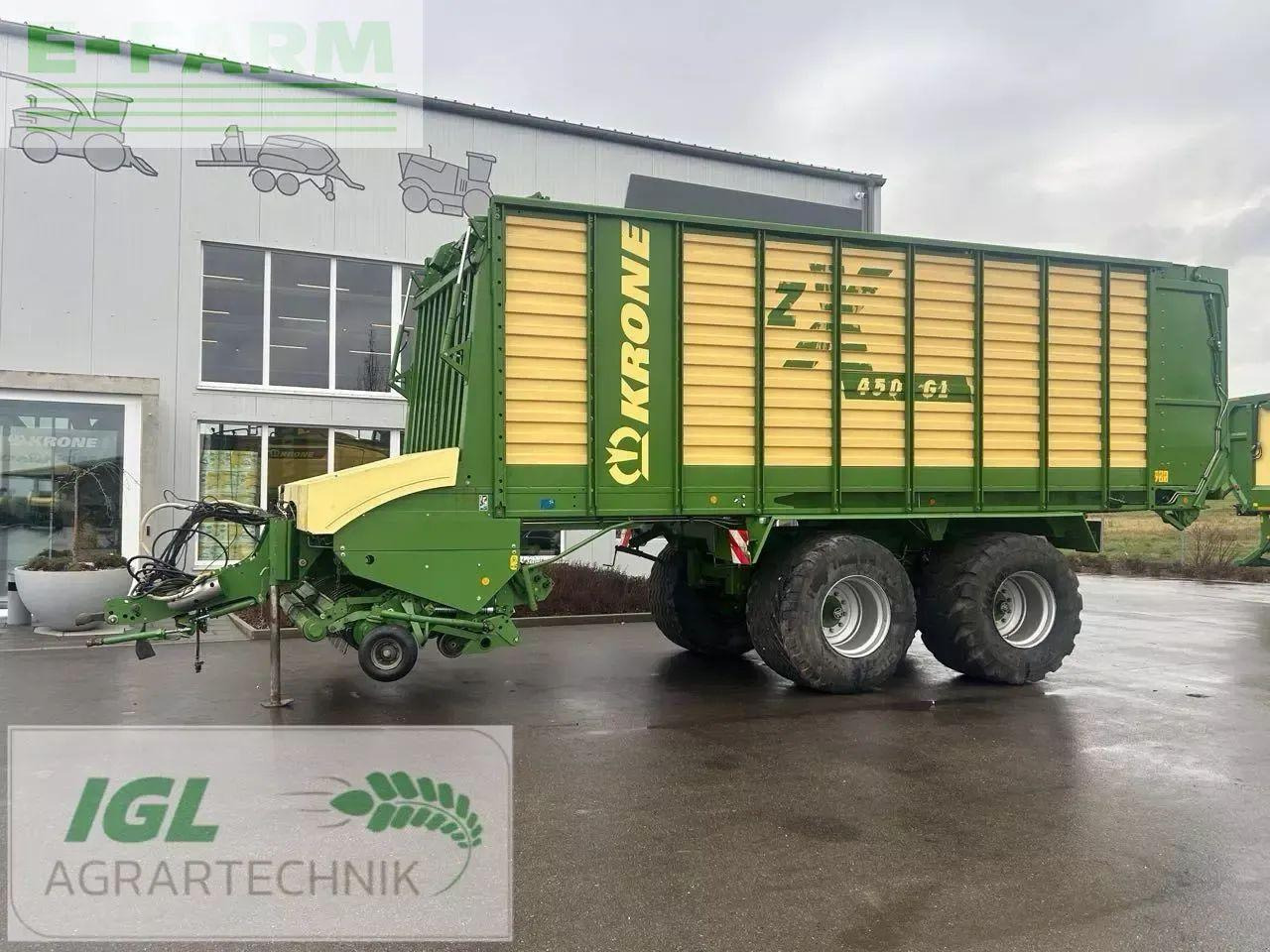 Krone zx 450 gl - Remolque autocargador: foto 1 Krone zx 450 gl - Remolque autocargador: foto 1