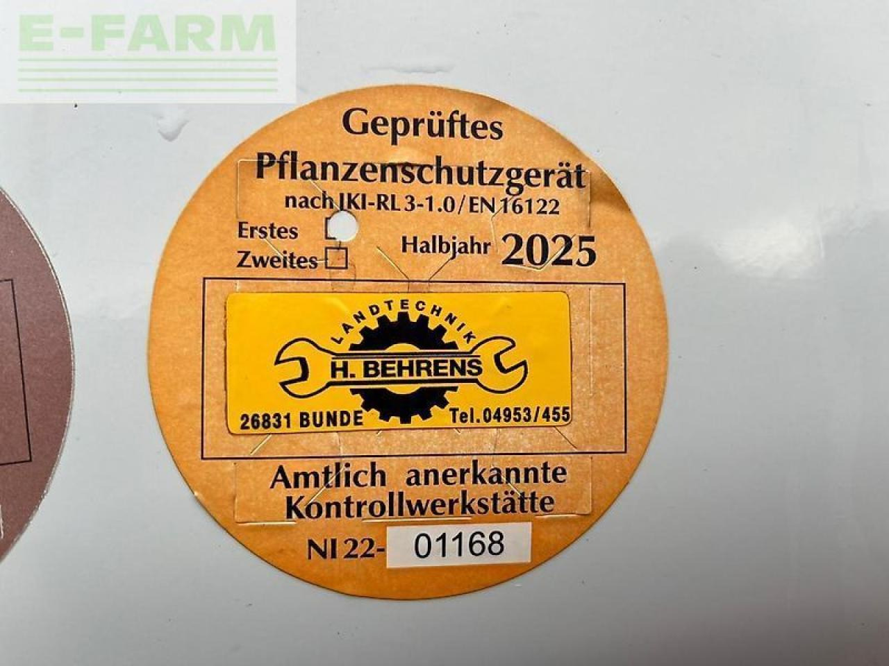 Kuhn pat 1 - Pulverizador arrastrado: foto 5 Kuhn pat 1 - Pulverizador arrastrado: foto 5