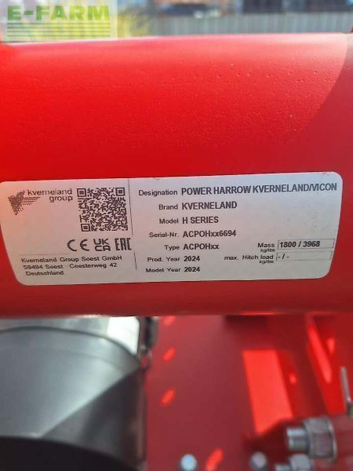 Kverneland h-series 3,00m - Rastras: foto 5 Kverneland h-series 3,00m - Rastras: foto 5