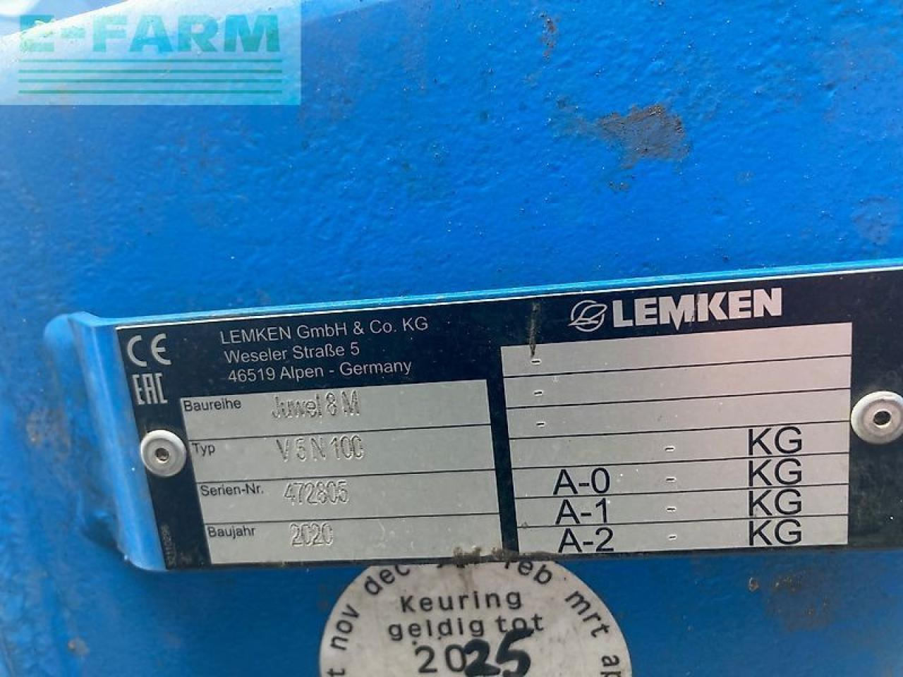 Lemken juwel 8 mv5n100+ flexpack - Arado: foto 5 Lemken juwel 8 mv5n100+ flexpack - Arado: foto 5