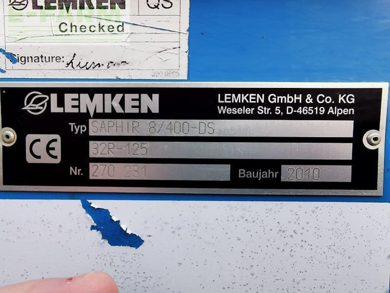 Lemken saphir/zirkon - Sembradora: foto 1 Lemken saphir/zirkon - Sembradora: foto 1