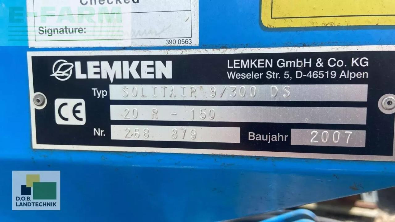 Combinado de siembra Lemken solitair 9/300: foto 6