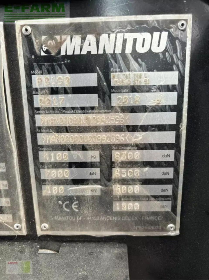 Manitou mlt 741 - Manipulador telescópico: foto 3 Manitou mlt 741 - Manipulador telescópico: foto 3