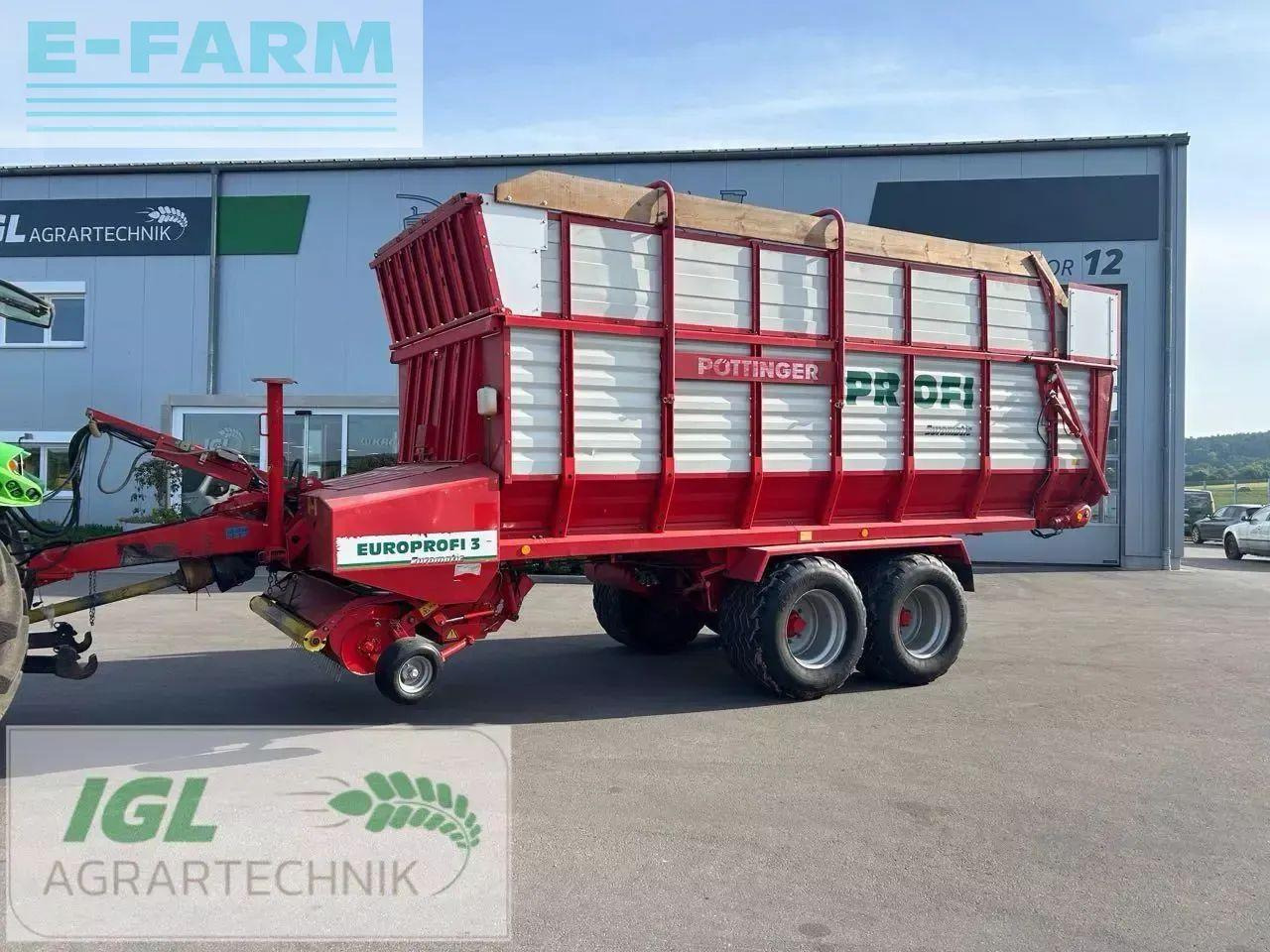 Pöttinger europrofi 3 - Remolque autocargador: foto 1 Pöttinger europrofi 3 - Remolque autocargador: foto 1
