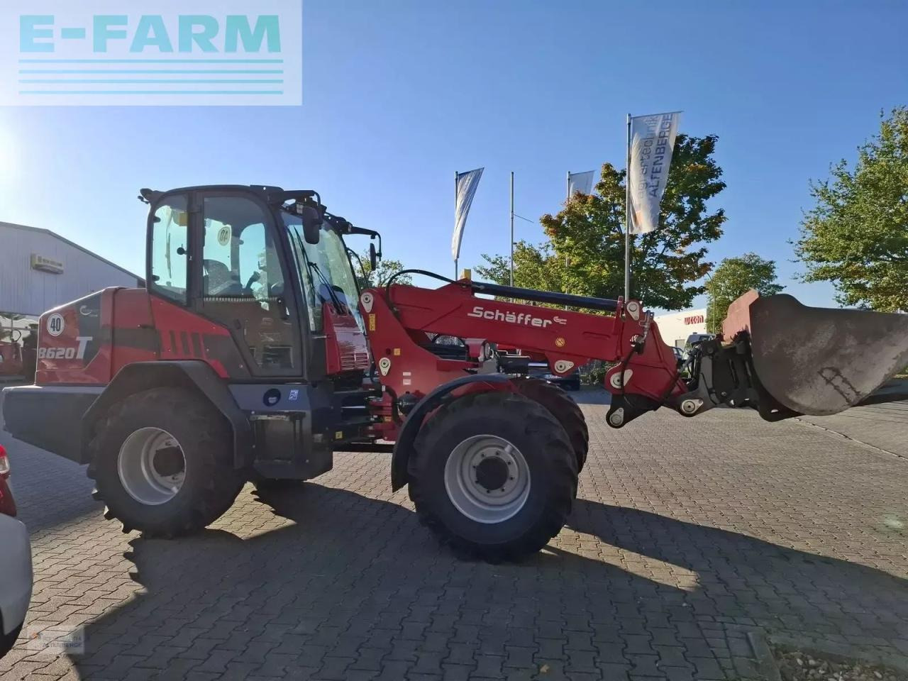 Schäffer 8620t - 2 teleskopradlader 40km/h, klima, 95 kw - Miniexcavadora: foto 4 Schäffer 8620t - 2 teleskopradlader 40km/h, klima, 95 kw - Miniexcavadora: foto 4