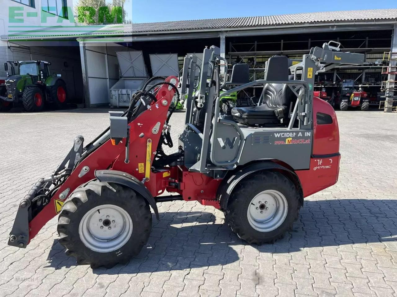 Weidemann 1160e mit 1400h, hohe hubhöhe - Cargadora de ruedas: foto 2 Weidemann 1160e mit 1400h, hohe hubhöhe - Cargadora de ruedas: foto 2