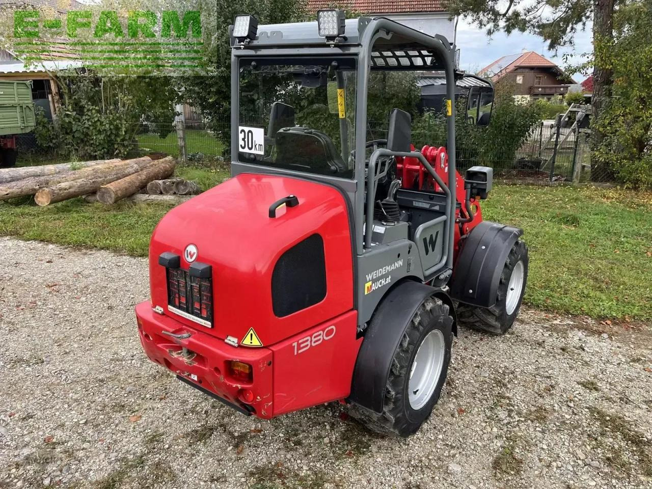 Cargadora de ruedas Weidemann 1380 mit stvzo / 30km/h/ euroaufnahme: foto 8