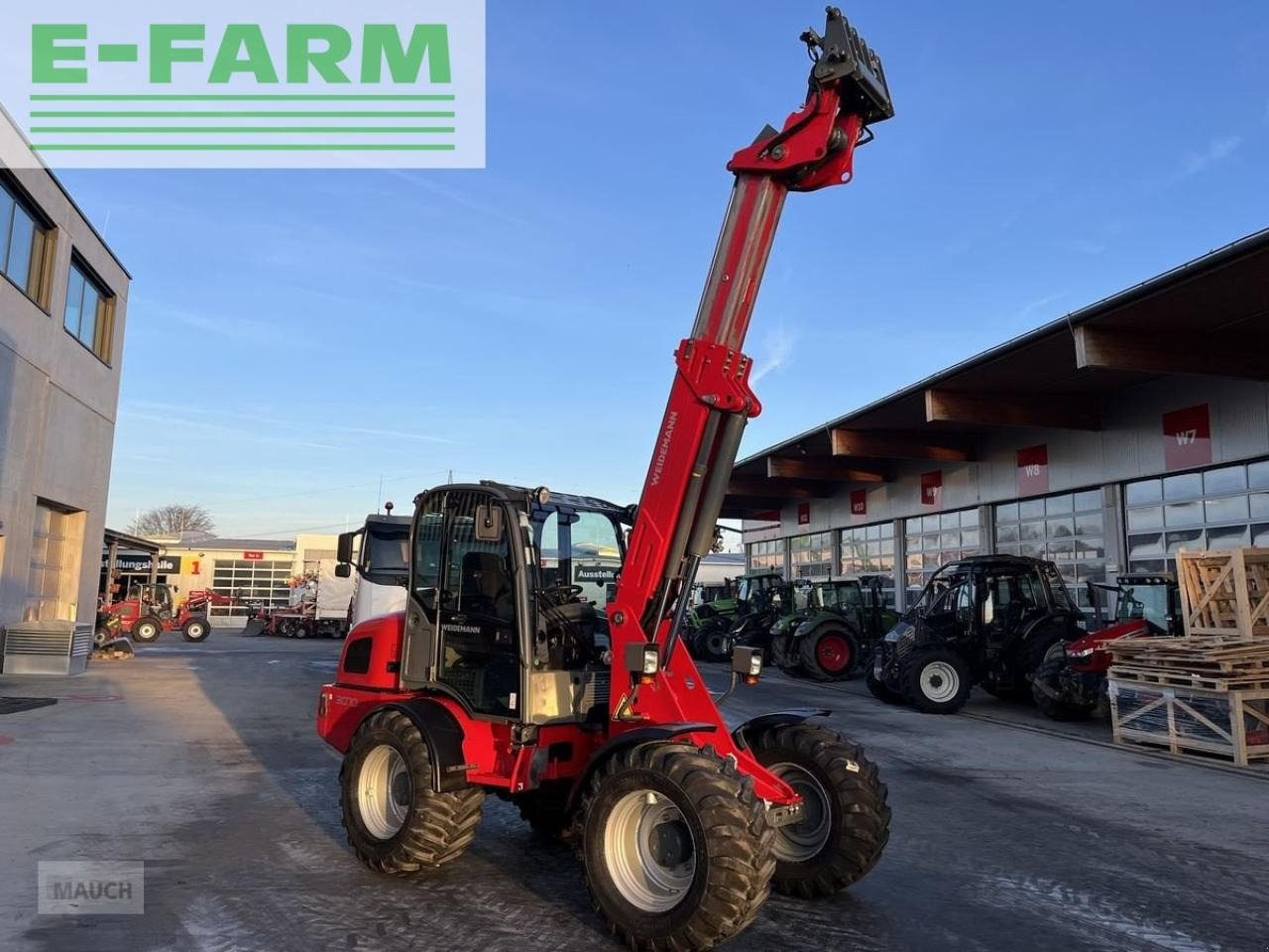 Weidemann 3070cx80 teleradlader 3100h, 30km/h 100l hydr. - Cargadora de ruedas telescópica: foto 3 Weidemann 3070cx80 teleradlader 3100h, 30km/h 100l hydr. - Cargadora de ruedas telescópica: foto 3