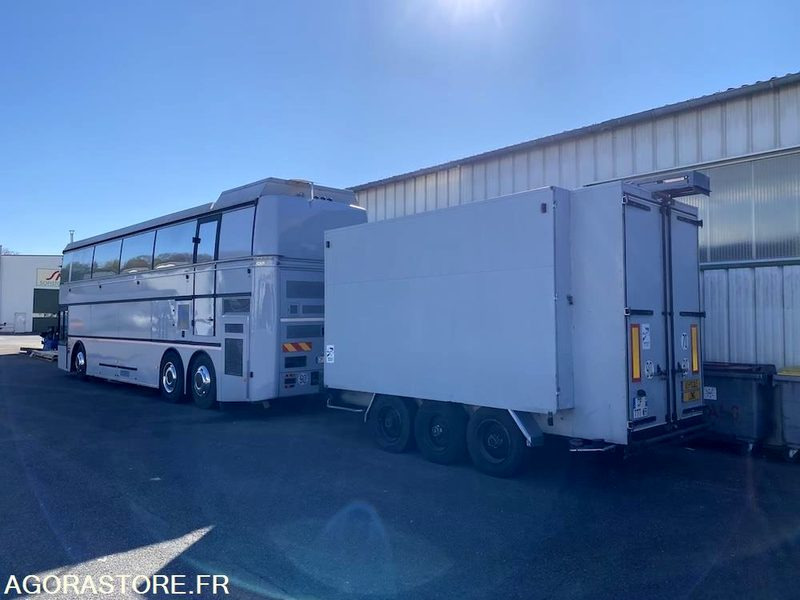 BUS VIP DOUBLE ETAGE MOTORHOMEVIP VANHOOL + REMORQUE + AUVENT DE RECEPTION - Autobús de dos pisos: foto 3 BUS VIP DOUBLE ETAGE MOTORHOMEVIP VANHOOL + REMORQUE + AUVENT DE RECEPTION - Autobús de dos pisos: foto 3