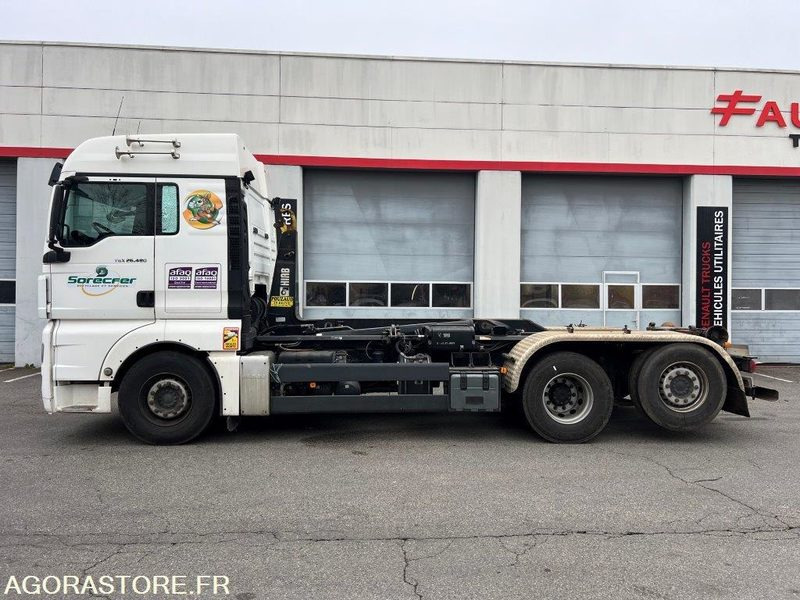 MAN-TGX480-POLYBENNE-6X2-2013-496 930 KM - Camión: foto 1 MAN-TGX480-POLYBENNE-6X2-2013-496 930 KM - Camión: foto 1