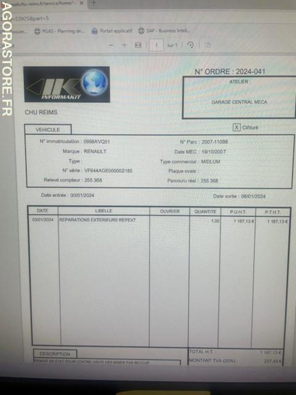 POID LOURD RENAULT MIDLUM - Camión: foto 5 POID LOURD RENAULT MIDLUM - Camión: foto 5