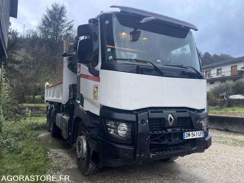 Renault trucks C460 26T BENNE GRUE - 2014 - 347103 -DM941LF - Camión: foto 2 Renault trucks C460 26T BENNE GRUE - 2014 - 347103 -DM941LF - Camión: foto 2