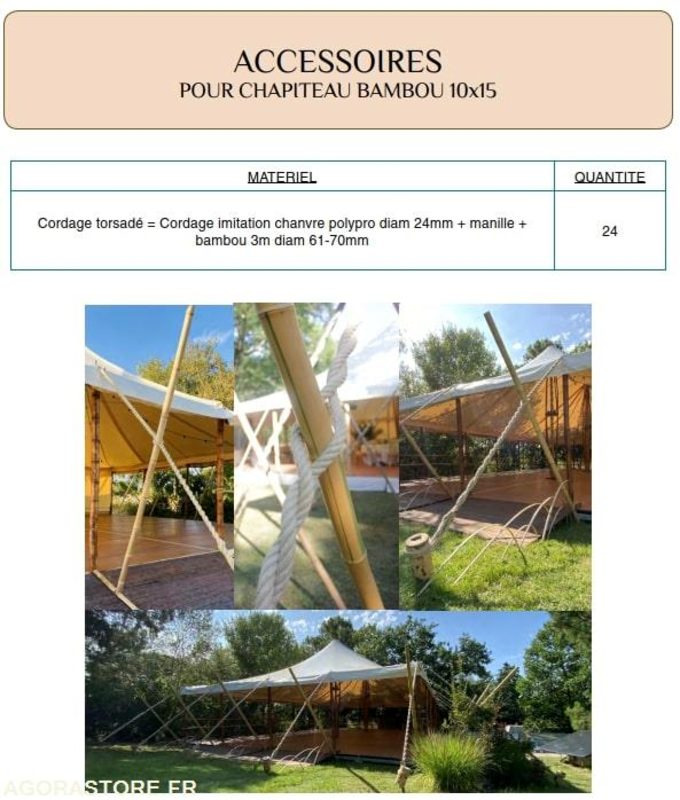 Chapiteau en bambou + planchers évènementiel + accessoires - Casa contenedor: foto 4 Chapiteau en bambou + planchers évènementiel + accessoires - Casa contenedor: foto 4