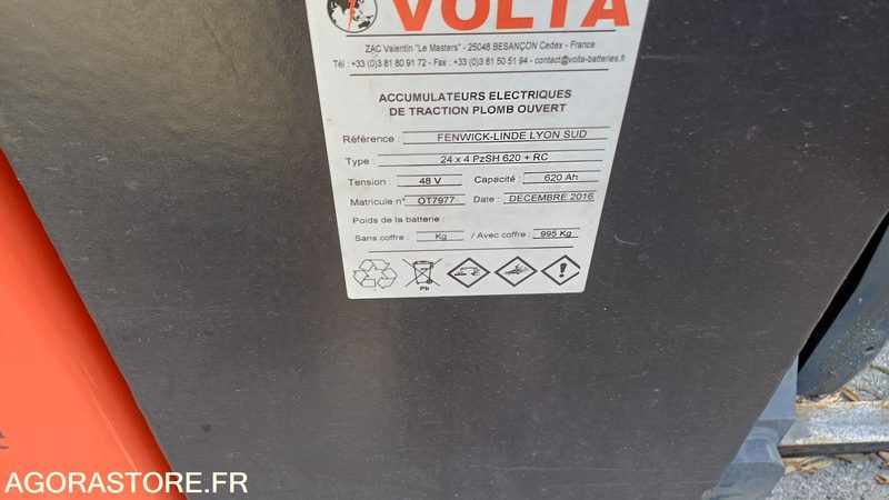 Chariot retractable (Cat.5 R489) FENWICK G1X11 4700H (C624) - Carretilla elevadora eléctrica: foto 5 Chariot retractable (Cat.5 R489) FENWICK G1X11 4700H (C624) - Carretilla elevadora eléctrica: foto 5