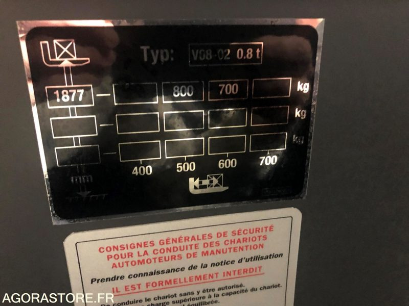 Gerbeur à plateforme élevable - Apilador: foto 5 Gerbeur à plateforme élevable - Apilador: foto 5