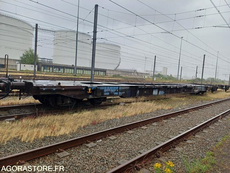 Wagon plat intermodal type Sggnss – modèle 6432B0-4, 72 pieds - 2004 (ref 1546) - Otros maquinaria: foto 1 Wagon plat intermodal type Sggnss – modèle 6432B0-4, 72 pieds - 2004 (ref 1546) - Otros maquinaria: foto 1