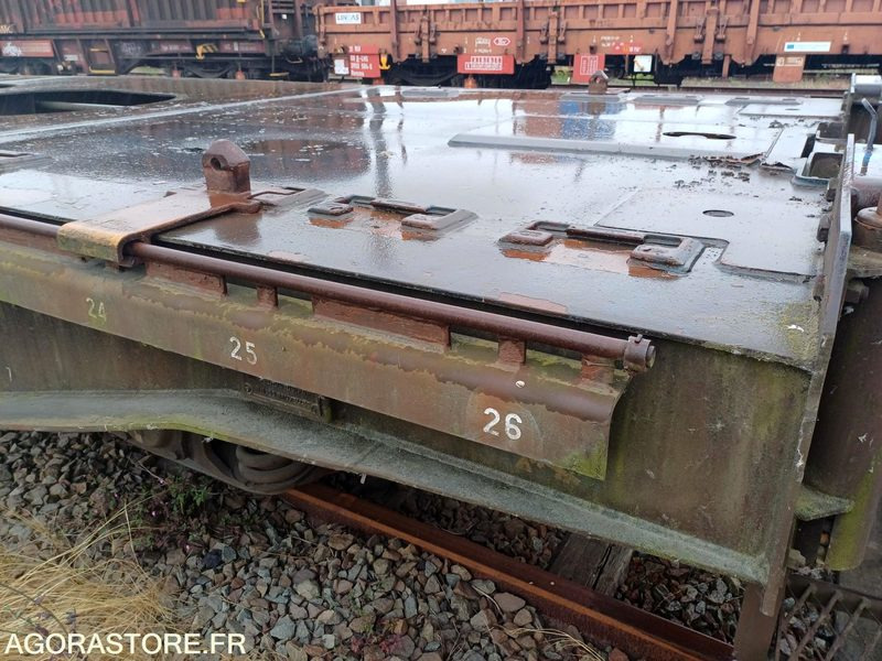 Wagon plat intermodal type Sggnss – modèle 6432B0-4, 72 pieds - 2004 (ref 1587) - Otros maquinaria: foto 4 Wagon plat intermodal type Sggnss – modèle 6432B0-4, 72 pieds - 2004 (ref 1587) - Otros maquinaria: foto 4