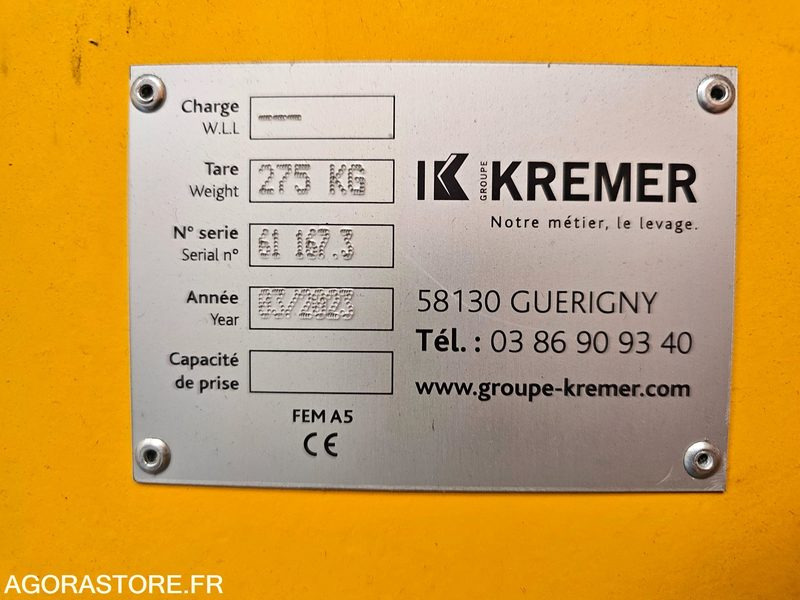 PORTIQUE DE LEVAGE KREMER - 389132 / 389133 - Grúa pórtico: foto 3 PORTIQUE DE LEVAGE KREMER - 389132 / 389133 - Grúa pórtico: foto 3