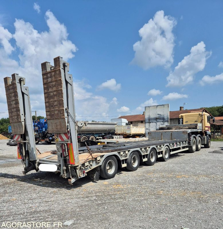 Porte engins 4 essieux - Remolque góndola rebajadas: foto 2 Porte engins 4 essieux - Remolque góndola rebajadas: foto 2
