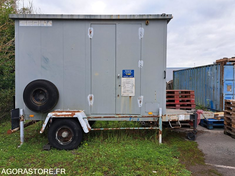 REMORQUE EQUIPEE TRANSFORMATEUR - Equipo de construcción, Remolque: foto 1 REMORQUE EQUIPEE TRANSFORMATEUR - Equipo de construcción, Remolque: foto 1