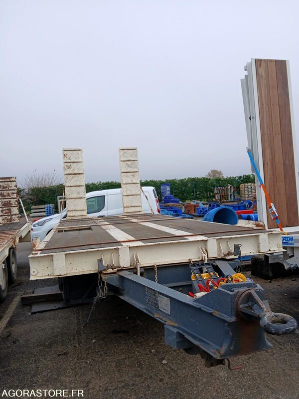REMORQUE PORTE ENGIN - Remolque góndola rebajadas: foto 1 REMORQUE PORTE ENGIN - Remolque góndola rebajadas: foto 1