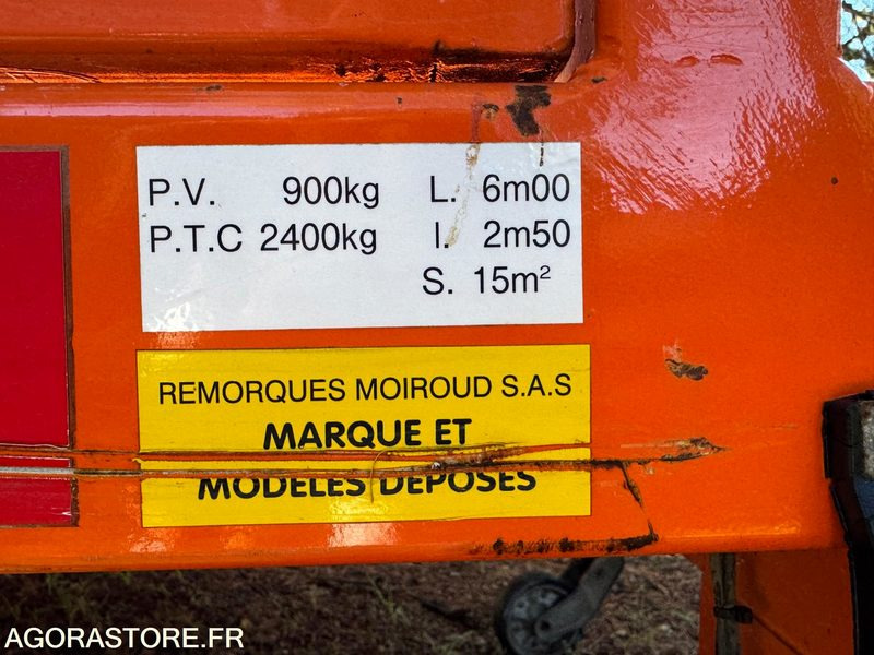 REMORQUE MOIROUD - Remolque: foto 5 REMORQUE MOIROUD - Remolque: foto 5